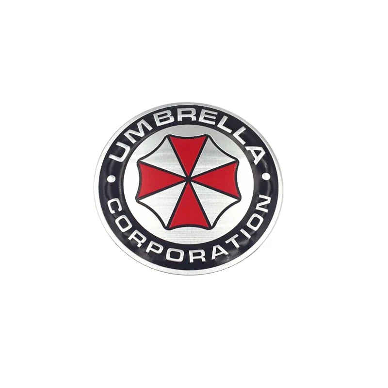 Sikeo Umbrella Corporation 3D алюминиевый стикер на автомобиль мотоцикла 2 типа для ford focus bmw mazda