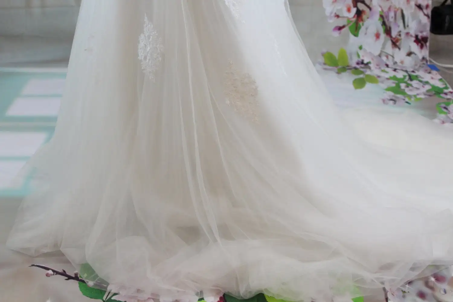 Vestido de Noiva/2019 свадебное платье принцессы с длинным рукавом, милое аппликационное кружево, бальное платье, свадебное платье невесты Rob