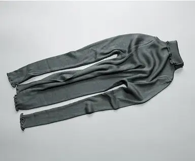 dark gray Женская шелковая трикотажная детская водолазка женские футболки эластичная шелковая рубашка TB1157 - Цвет: dark gray