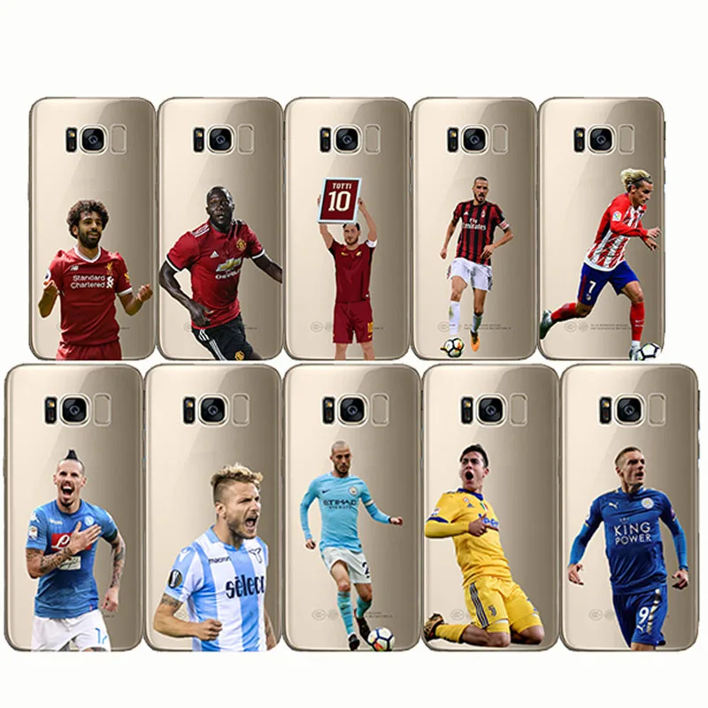 

Sports Soccer Football Pattern Print Design Soft Silicone Phone Cover Cases for Samsung Galaxy S8 S9 edge plus S6 S7 Note5 8