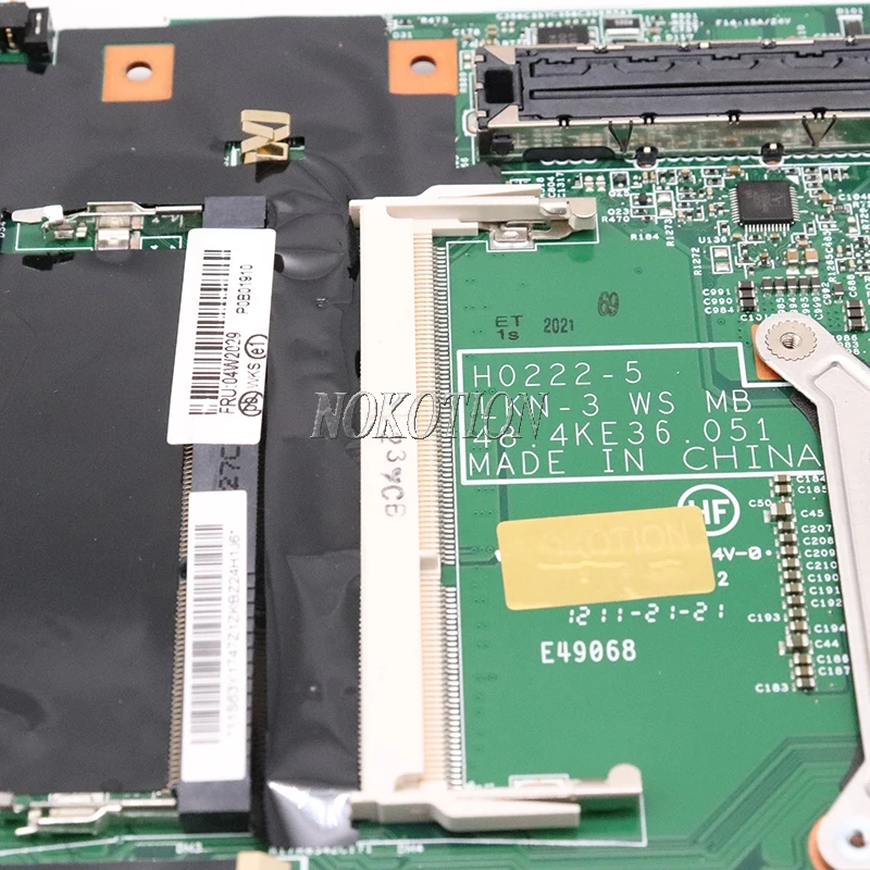 NOKOTION FRU 04W2029 материнская плата для Lenovo Thinkpad W520 ноутбука 48.4KE27.051 QM67 Quadro 2000M N12P Q3 A1