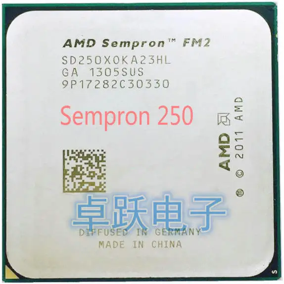 Двухъядерный процессор AMD X2 Sempron 250 3 2 ГГц SD250XOKA23HL разъем FM2 бесплатная
