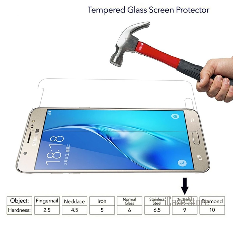 

9H Tempered Glass Screen Protector For Samsung Galaxy S2 Plus S3 Neo S4 S5 S6 S7 J1 J3 J5 J7 A3 A5 2016 Grand Prime G531 G530