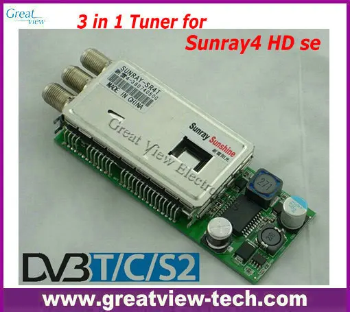 1 шт./лот 3 в 1 Sunray SR4 800se тройной тюнер для DM800HD SE DM 800 HD Se DVB-S2/-C/-T приемник 3 в 1 тюнер sunray sr4 800HD se