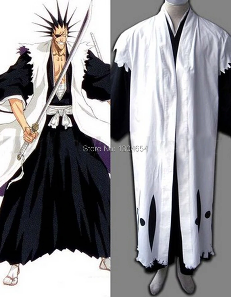 B&P Coldplay Bleach Zaraki Anime Cosplay Costumes Bleach Cosplay Costume Halloween For Boys Men