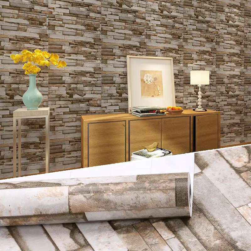 Bathroom Wallpaper Pvc Self Adhesive Vinyl Rolls Vintage