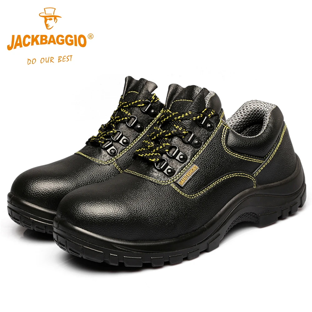 

Fashion Puncture Proof mens safety shoes ,Anti-slip and Anti-pressure work shoes ,Breathable black Business boot for mens.