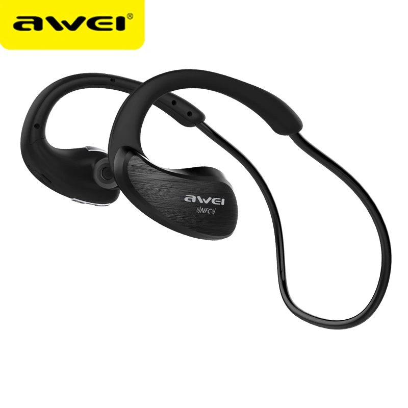 

AWEI A885BL Bluetooth Headphone Waterproof V4.1 Wireless Earphone Support NFC APT-X HiFi Sound Sports Headset With Mic For Phone