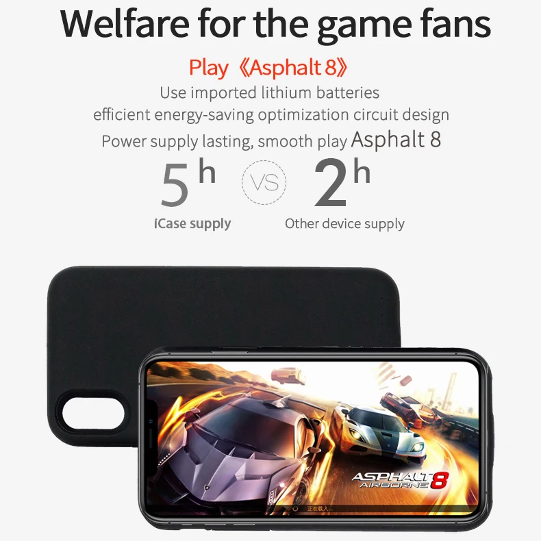 For iPhone X/XS/XR/XS Max Dual SIM Bluetooth Case