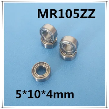 

40pcs MR105 MR105ZZ Miniature Bearings Ball Bearing 5 X 10 X 4mm radial shaft