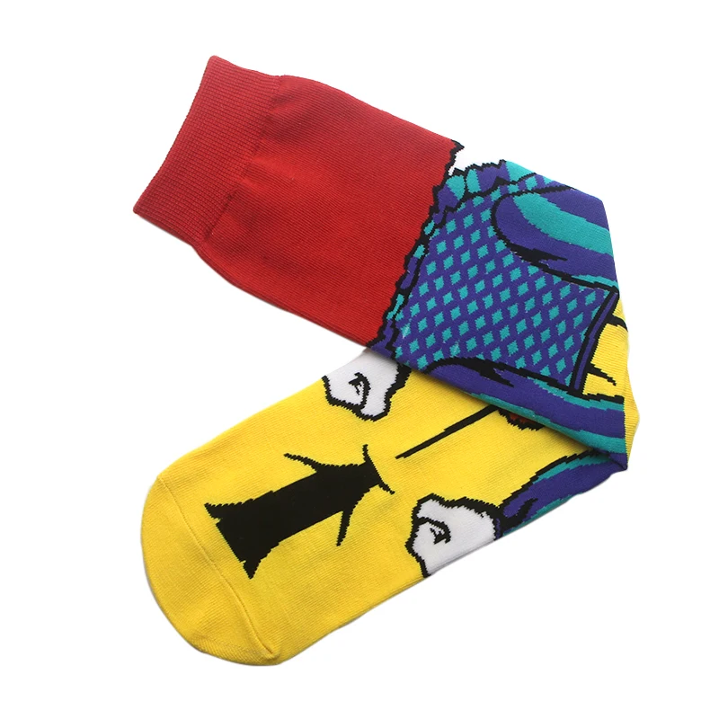 1 пара Стивен Кинг это модные мужские хлопковые носки клоун Известный фильм ужасов носки унисекс забавные новые носки K174