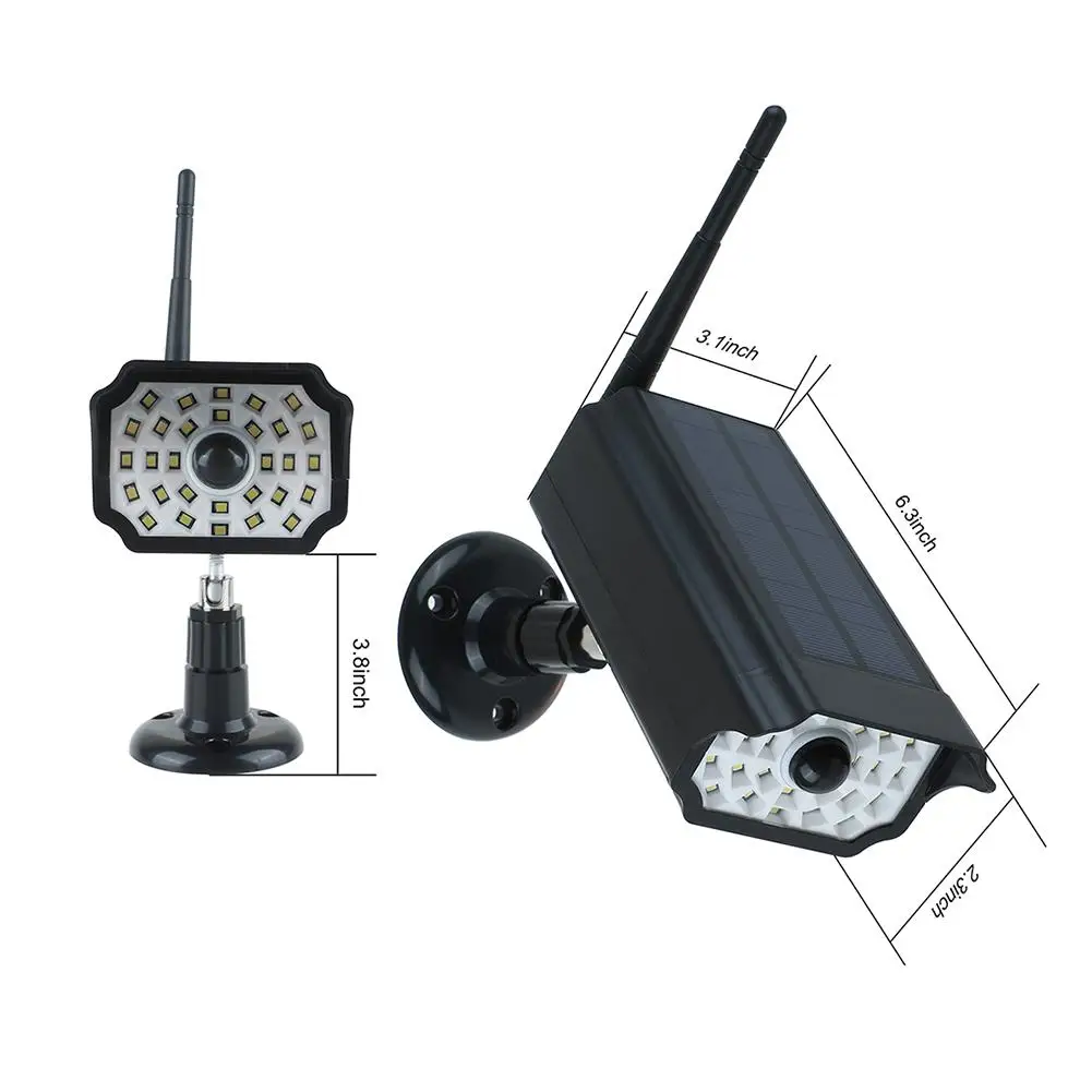 

LED Solar Sensor Light Analog Monitor Light Outdoor Waterproof Wall Light Garden Garage Door Villa Wall Anti-theft Monitor Light