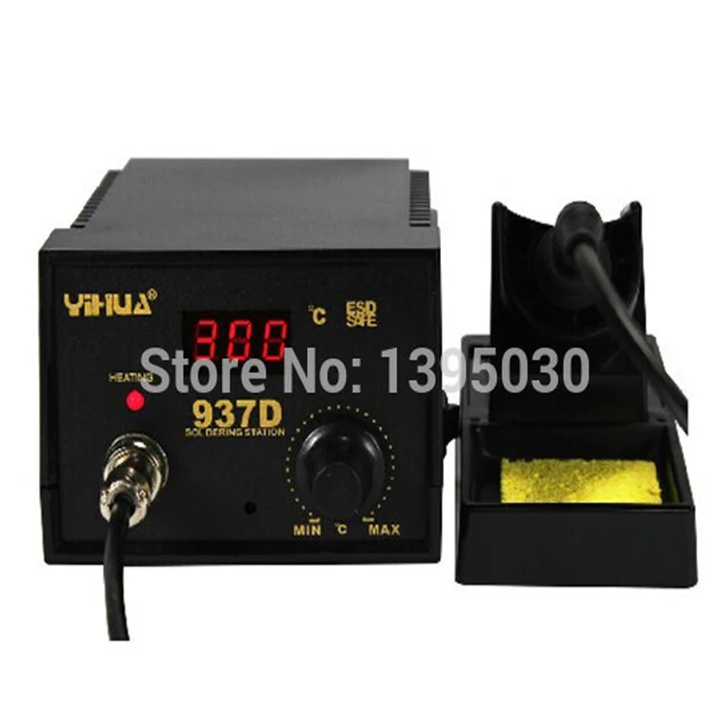 1PC US Local Shipping 937D+ Soldering Station SMD Heater Iron Welding ESD soldering iron Welder Digital Tool | Инструменты