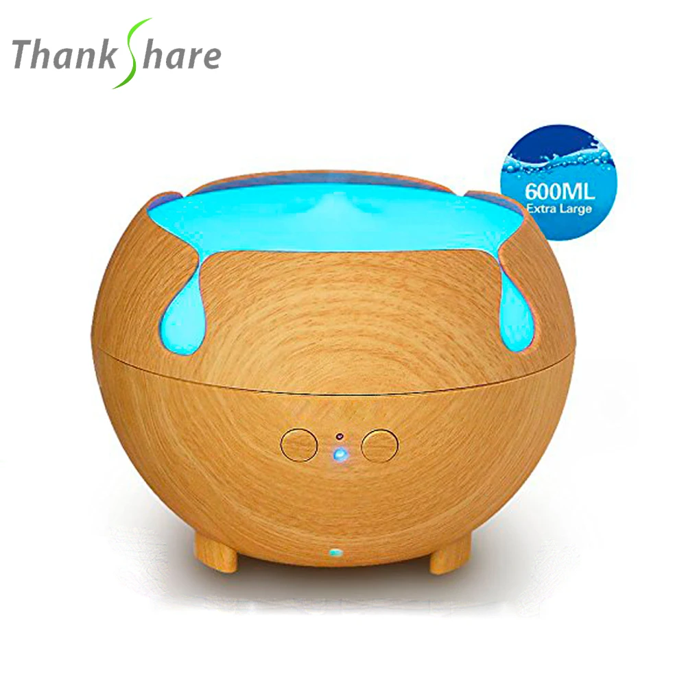 600ml Aroma Humidifier Air Diffusers 7 Color Mini Air Humidificador