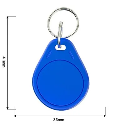 Xjq 100 шт. RFID поисковая метка радиоприемник, брелок для ключей EM4100 Брелок 125 кГц RFID карты брелок контроля доступа смарт-карты 100 шт./пакет