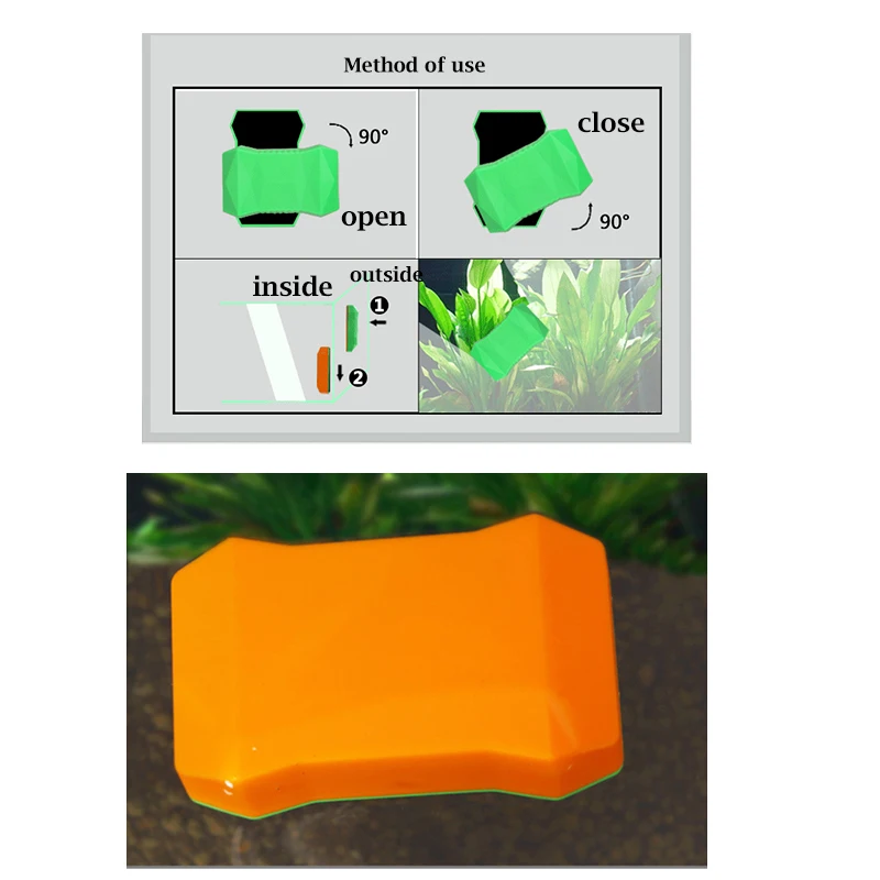 Аквариумный плавающий Магнитный щетка для аквариума, стеклянный скребок для водорослей, магниты, чистящие щетки, аксессуары для чистки, инструменты