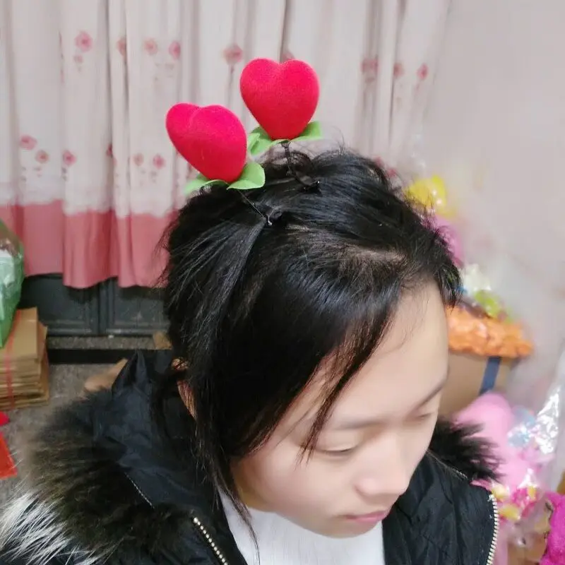 Cute Fashion hair accessories hairpin Toy Flowers Chicks Heart  Butterfly shape elastic hairpin to Princess Baby girl birthday, children's day love gift (14)