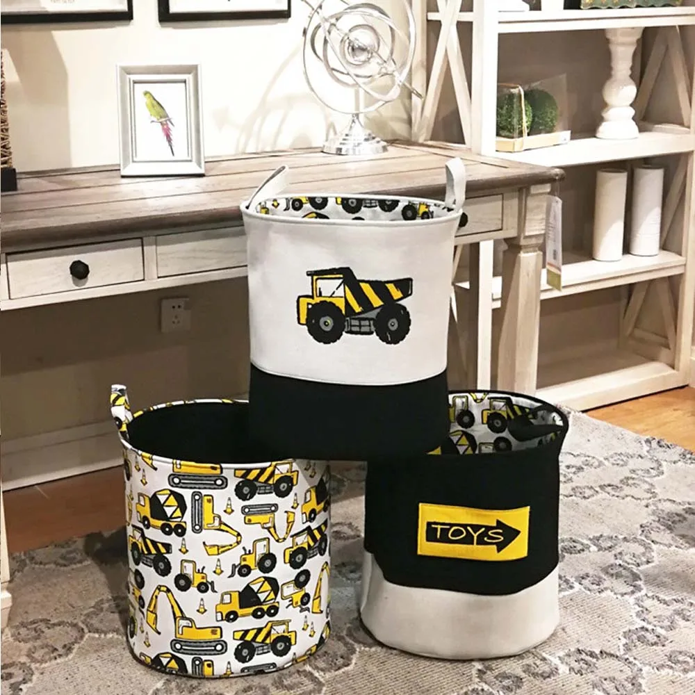 Folding Laundry Basket CartoonINS Storage Barrel Standing Toys Clothing Bucket Organizer Holder Dirty hamper | Игрушки и хобби