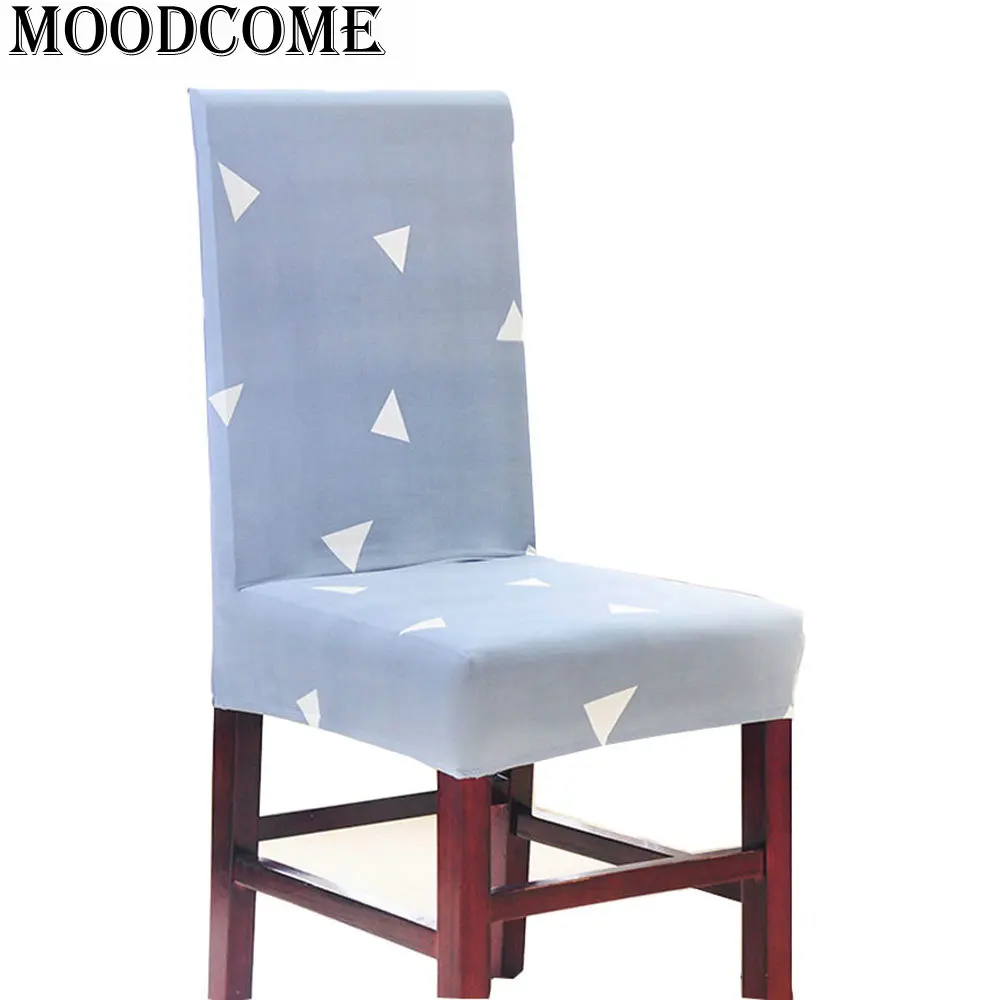 triangle extensible chair cover spandex 2017 new dinning chairs covers cheap elastic housse