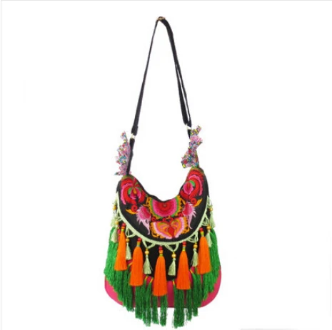 

Hot Fashion Embroidery Women Casual Tote!Nice Multi Floral Embroidered Lady Shoulder&Crossbody bags National Bohemian Canvas bag
