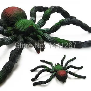 Children s font b toys b font spider simulation soft stretch soft spider spider Funny props