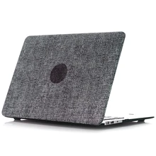 Luxury originality jeans leather hard plastic case For Apple Macbook air 11 12 13 15 inch pro retina slim PC cover bag sleeve