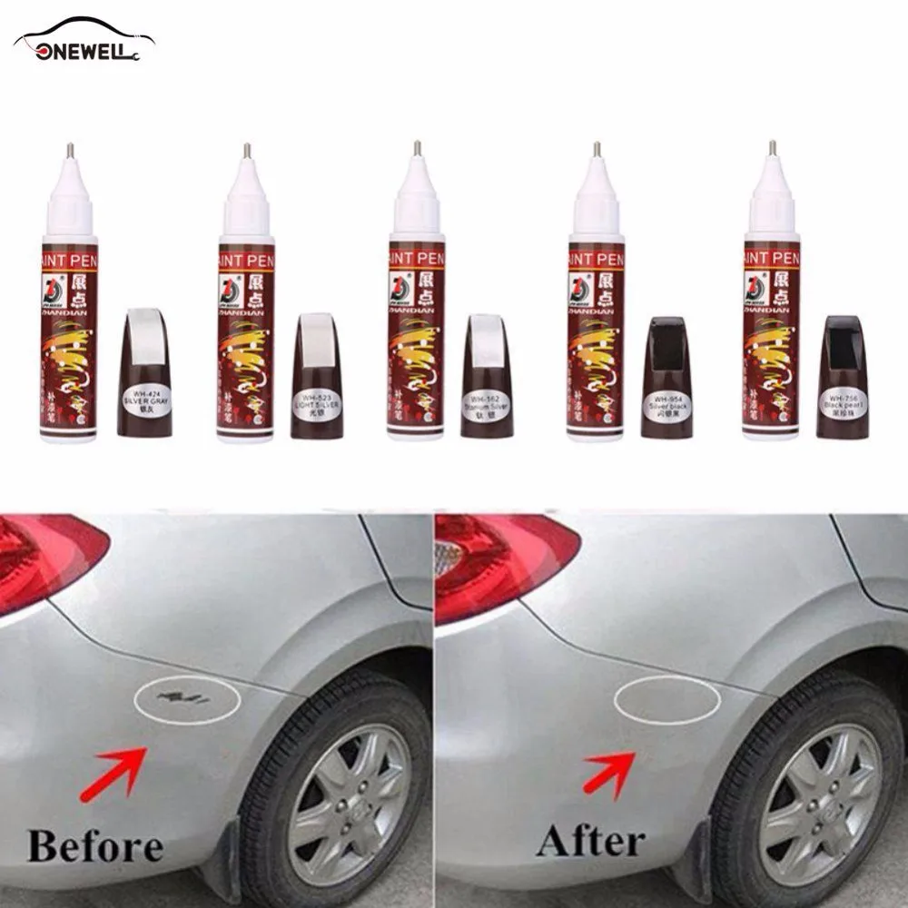 5 Color Colors Auto Car Coat Paint Pen Touch Up Scratch
