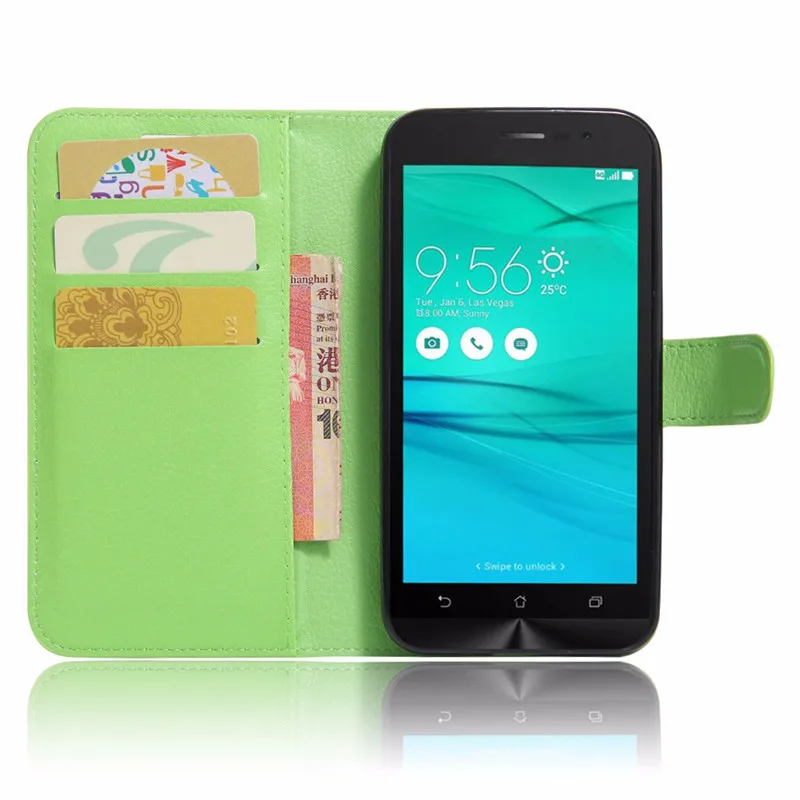 Wallet PU Leather Back Cover Phone Case For Asus ZenFone Go ZB500KL ZB500KG X00AD X00ADC X00ADA Case 5.0 inch Flip Protectiv Bag (21)