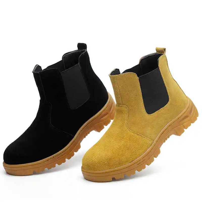 shoes men Work shoes boots Steel toe cap Anti-smashing anti-piercing
Men Multifunction Protection Footwear Safety Shoes
