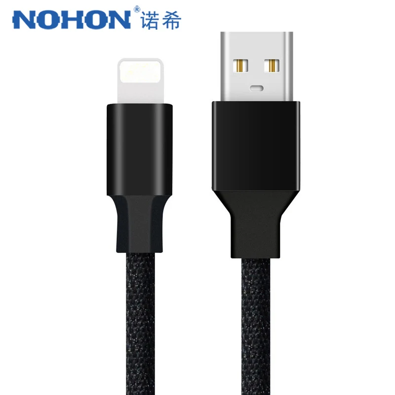NOHON Плетеный зарядный кабель для зарядки iPhone кабели синхронизации данных Apple 7X6 8