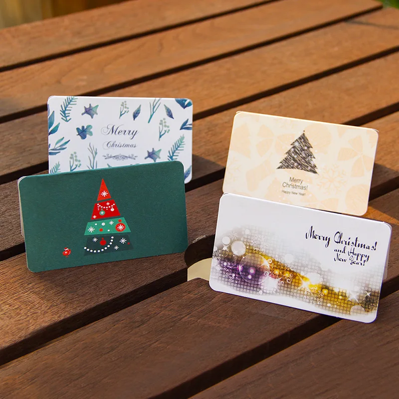 

FANLUS Mini Christmas Greeting Cards & Envelopes, Cute Small Size Merry Christmas Greeting Cards Festival