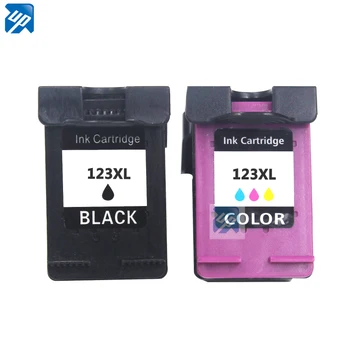 

UP brand 2pk ink cartridges replacement for hp123 123XL OfficeJet 3830 3831 3832 3833 3834 4650 4652 4654 4655 printer