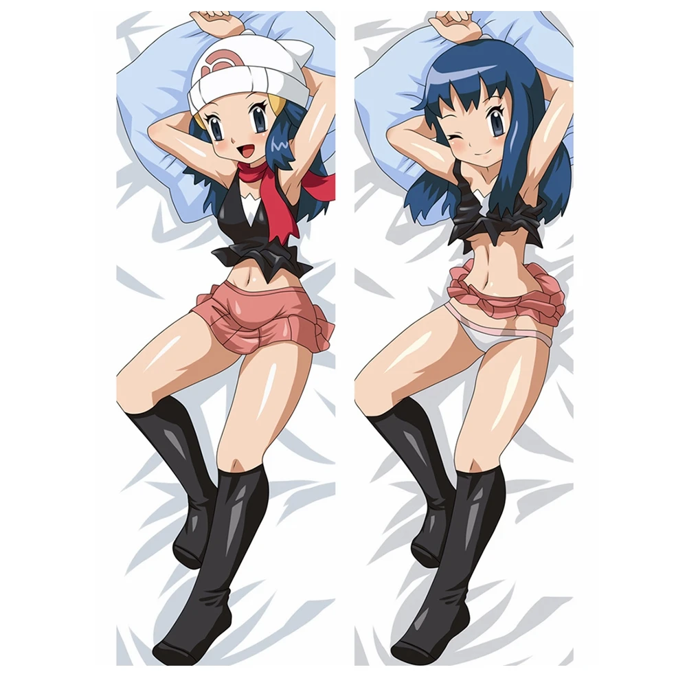 Animejk с героями Монстры покемона Покемон Хикари рассвет Dakimakura тело наволочка чехол скольжения игра в мультипликационном стиле для девочек Hug обнимающаяся Подушка Чехол