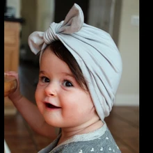 Infant Toddler Newborn Baby Toddler Kid Boy Girl Bowknot Brief Beanie Hat Cap Hair Accessories 0-6T Years