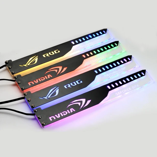 Cheap 5V 3PIN Header RGB Light / Metal Acrylic Bracket use for Brace GPU card Size 280*45*6mm / Fix Video Card Compatible AURA SYNC Cheap 5V 3PIN Header RGB Light / Metal Acrylic Bracket use for Brace GPU card Size 280*45*6mm / Fix Video Card Compatible AURA SYNC
