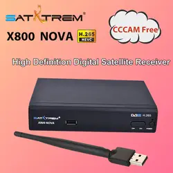 PK V8 Nova спутниковый ТВ приемник X800 Nova рецепторов HD + USB WI-FI H.265 1 год Европа Клайн Youtube Youporn Biss ключ