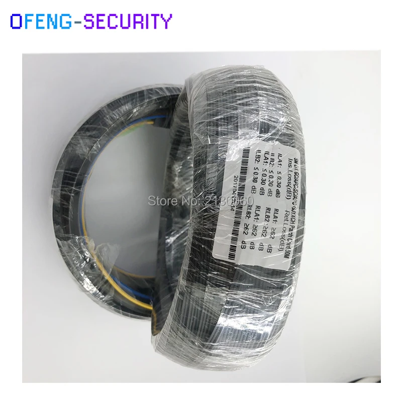 Наружный волоконно оптический кабель FTTH 50 м патч корд SC/APC К дуплексный SM G657A2 LSZH 4