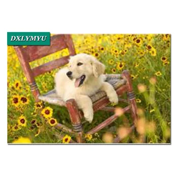 

Diy full square Diamond Painting Cross Stitch Diamond Embroidery Fashion Sunflower flower field Needlework Diamond Mosaic Kits