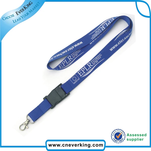 2016 high quality cheap custom polyester lanyardin Mobile Phone Straps