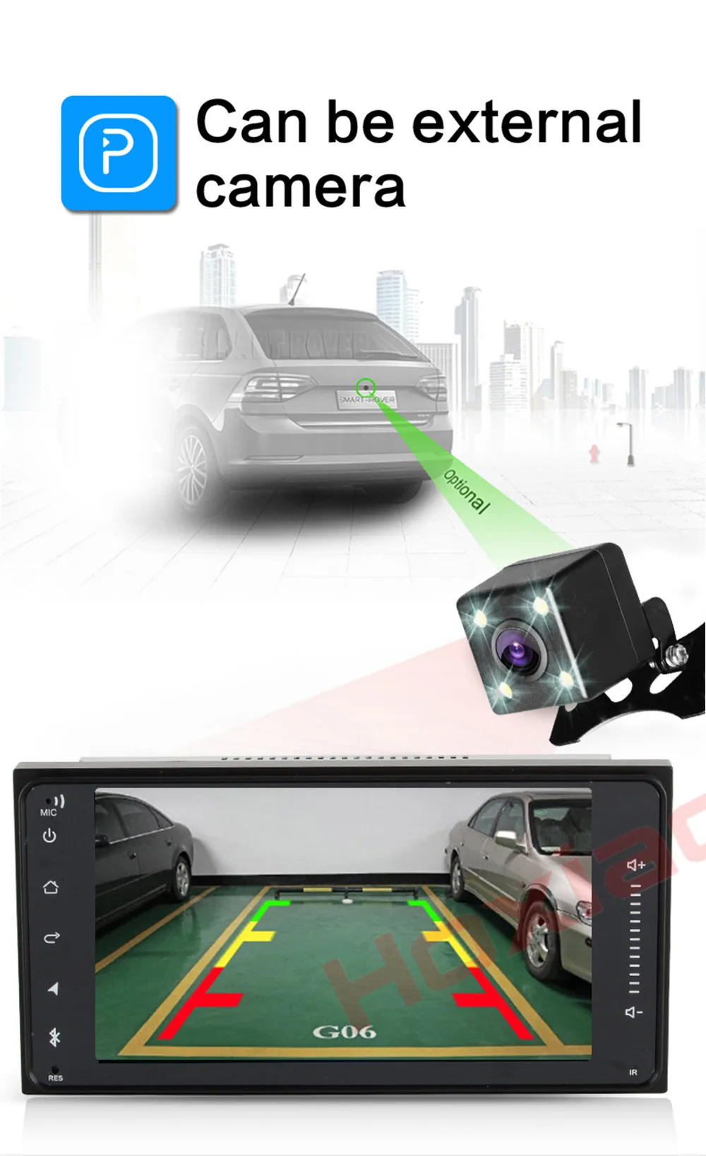 Sale Android 8.1 Car Radio for TOYOTA COROLLA Camry Land Cruiser HILUX PRADO RAV4 Quad Core wifi Bluetooth video audio Multimedia 13