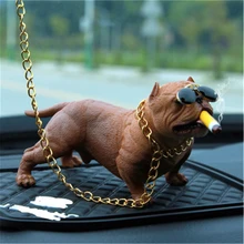 Cane auto Decorazione Personalità Creativa di Alta Qualità Interno di Automobile di Modo Cane di Simulazione Bambola Accessori Interni Ornamenti
