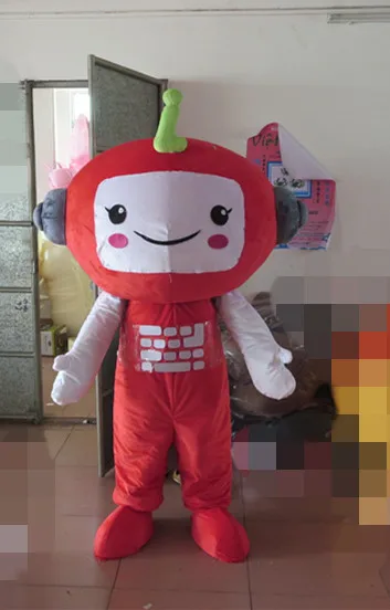 

POLE STAR quality foam head costumes big head red doll mascot costumes red costumes