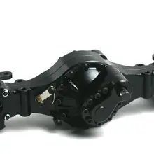 Металлический дифференциальный динамический прямой мост передняя ось(блокировка версия) для тракторов прицеп q-9013 конечный замок tamiya lesu модель