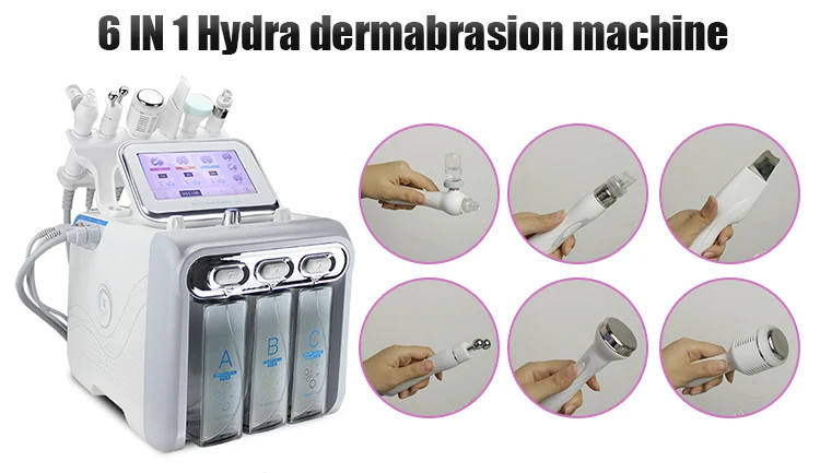 6 в 1 гидро водная машинка для алмазного пилинга/h2 o2 silk spa уход за лицом