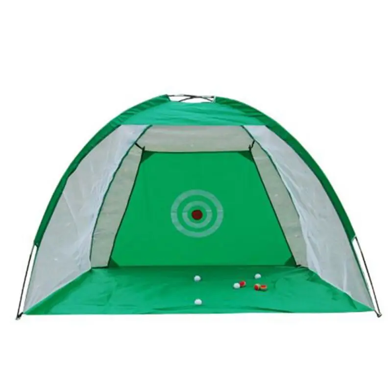 

2m golf cage swing trainer pad set indoor golf ball practice net indoor golf practice net swing exerciser swing net fight cag