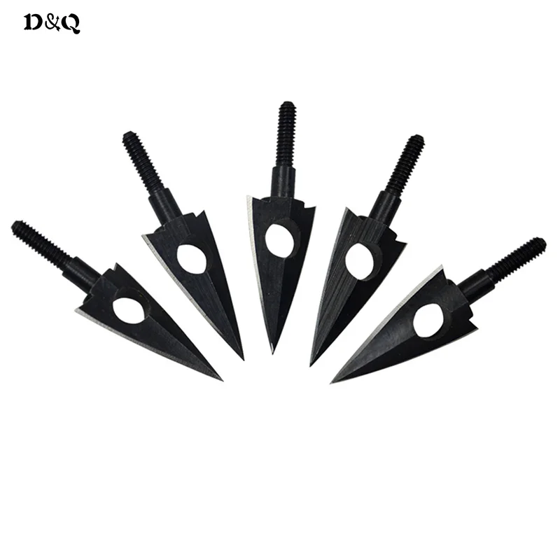 6pcs 150 Grain Steel Broadheads Arrow Heads Tips Arrow Points 1 Broadhead Case
