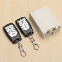 High Quality 12V 3A 4CH 200M Wireless Remote Control Relay Switch Transceiver With 2 Receiver Compatible