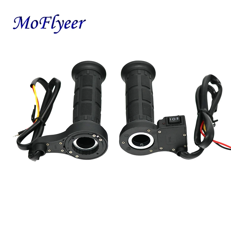 

MoFlyeer Motorcycle 22mm Hot Grips Electric Hand Heated Handlebar Warm handle ATV Warmers Universal Grip Adjustable Temperature