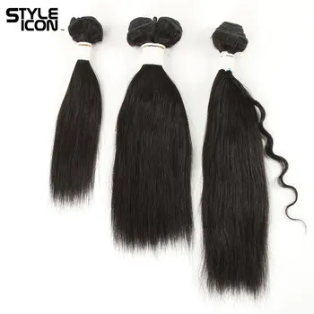 Картинка Styleicon плетение волос 4 шт. много бразильских влажных и волнистых человеческих волос для шитья 160 полностью легко быть стилизованным