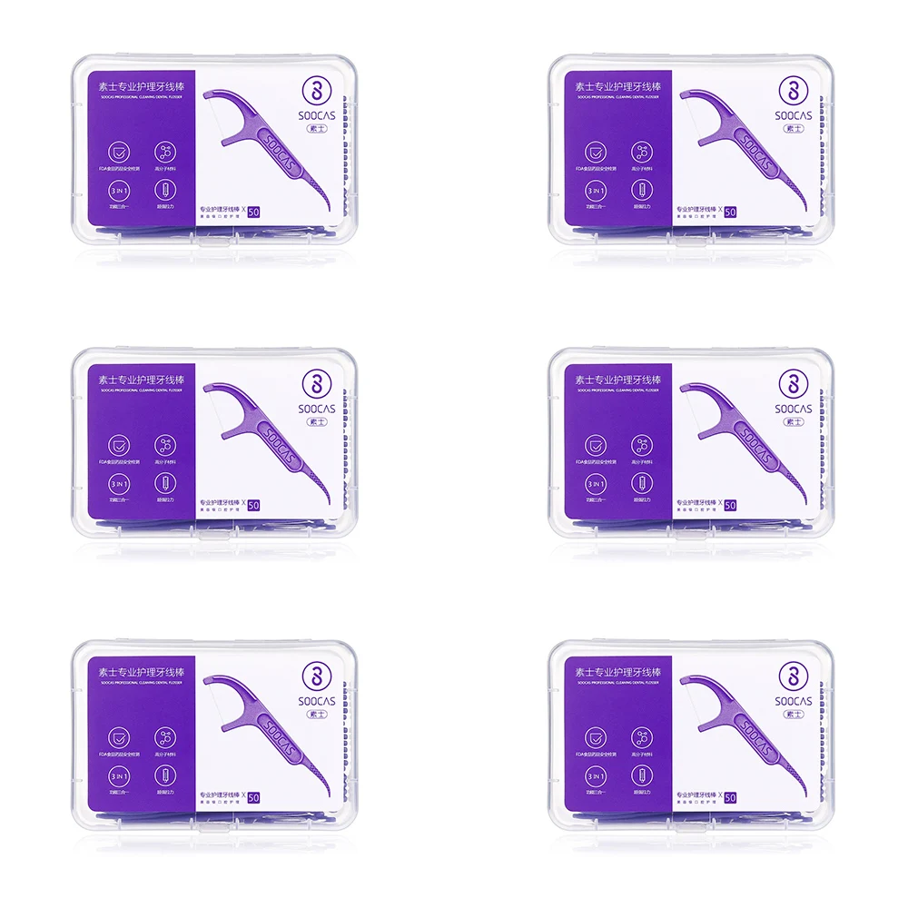 

SOOCAS Professional Cleaning Dental Floss 50pcs